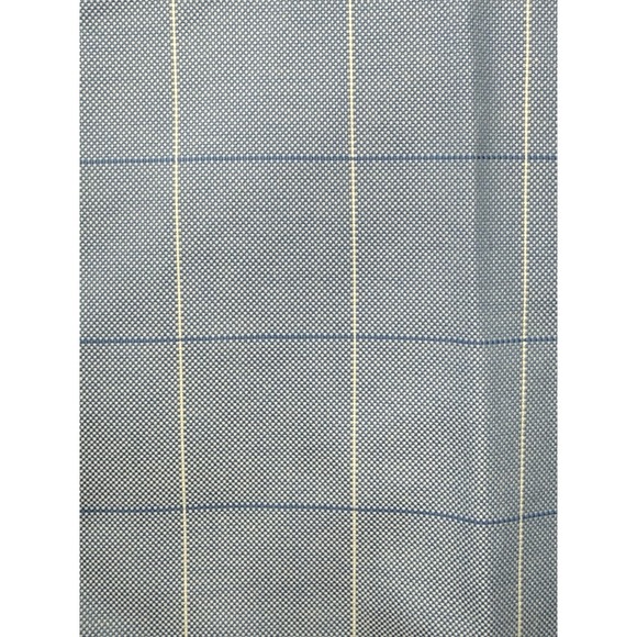 UNTUCKit Mens Large Blue White Plaid Blakeslee WF Slim Fit Long Sleeve Button Up - Picture 7 of 12